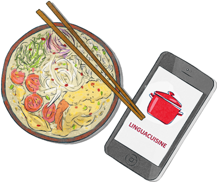mobile device and ramen